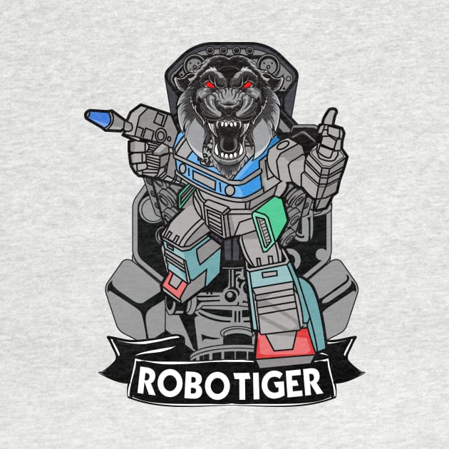 ROBOTIGER by theanomalius_merch